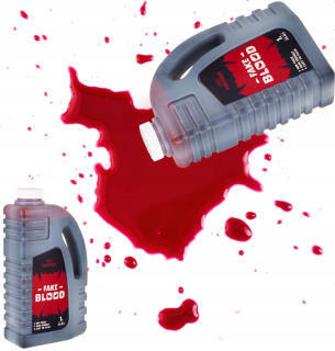 Umelý make-up z tekutej krvi Halloween Dekorácia 1L